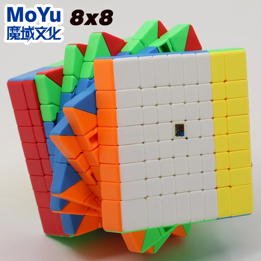 Moyu Meilong ลูกบาศก์8x8, เกมปริศนา8x8 magico Cubo มืออาชีพ speedcubeshop ป้องกันความเครียดจากการตีลอจิก