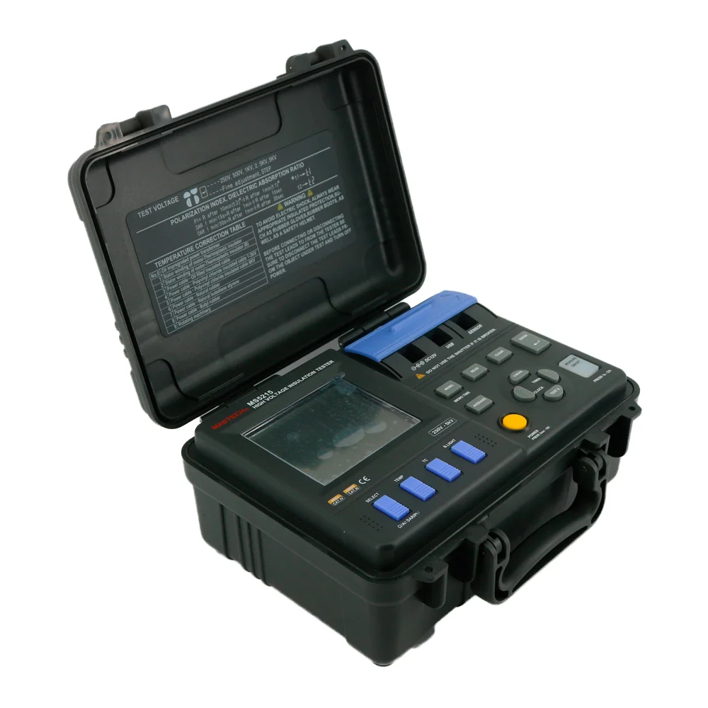 Mastech MS5215 High Voltage Insulation Tester Insulation Resistance Tester Leakage Current Meter