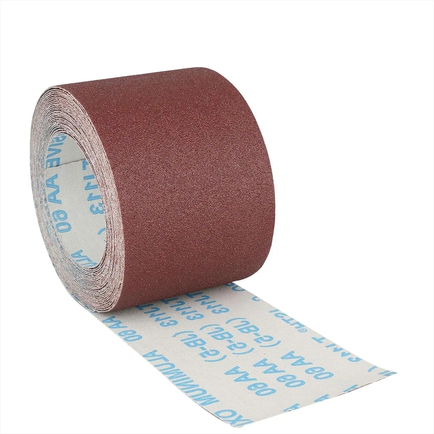 Rollo de papel de lija de 3 pulgadas x 32.8 pies, tela de esmeril de grano 60 para trabajar y pulir metales