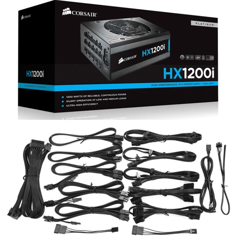 Orijinal Corsair HXi tipi 3 modüler kablo için HX1200i HX1000i HX850i hxgpu GPU PCIe 8Pin CPU 4 + 4Pin HDD HDD SSD SATA Molex 4P