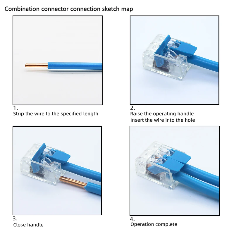 Wire Connector Combination 86pcs Universal Compact Terminal Block Lighting Wire Terminal Home Plug-in Wire Equalizer