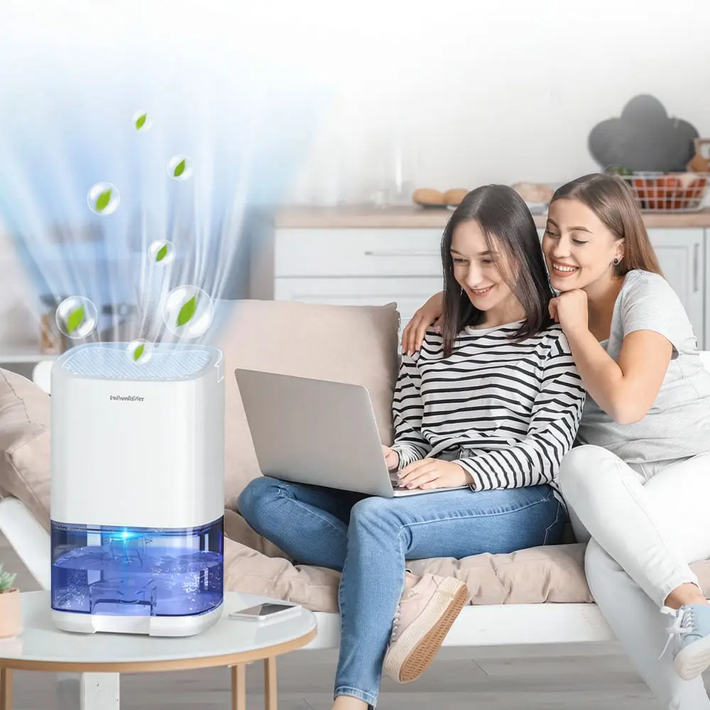 Quiet Mini Dehumidifier Electric Air Dryer Portable Moisture Absorber For Bedroom Bathroom Closet Small Room Tool