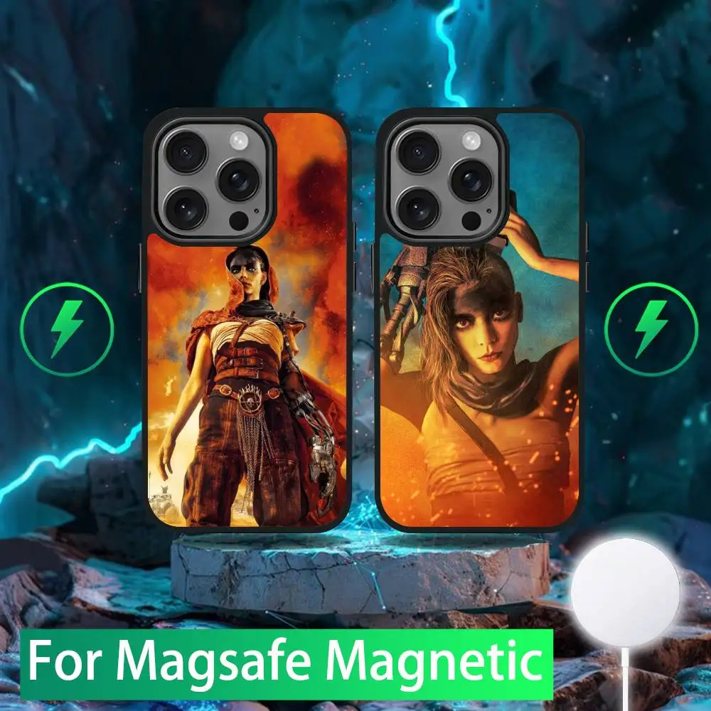

F-Furiosa A M-mad Max Saga Phone Case For iPhone 16,15,14,13,12,11,Pro,Max,Plus,Mini,SE New Magsafe Magnetic Wireless Charging