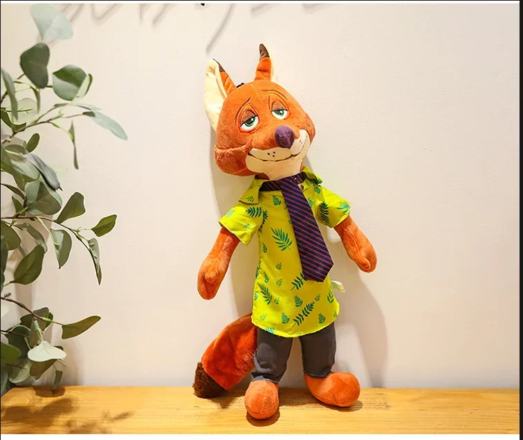 NIEUWE 2026-Disney Cartoon Anime Film Zootopia Knuffel Vos Nick Wilde Konijn Judy Hopps Pop Zachte Knuffels Kerstcadeaus