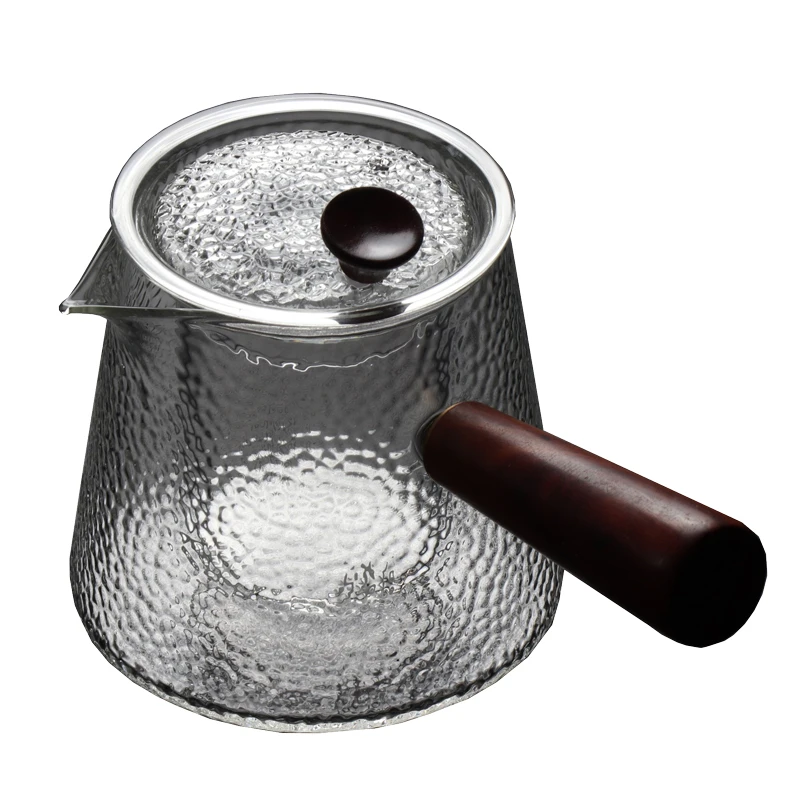 

Wood Handle Cup Teapot Kettle Filter Lid Resistant Warmer Teapot Cute Infuser Glass Tetera De Vidrio Tea Pot Japanese EA60CH