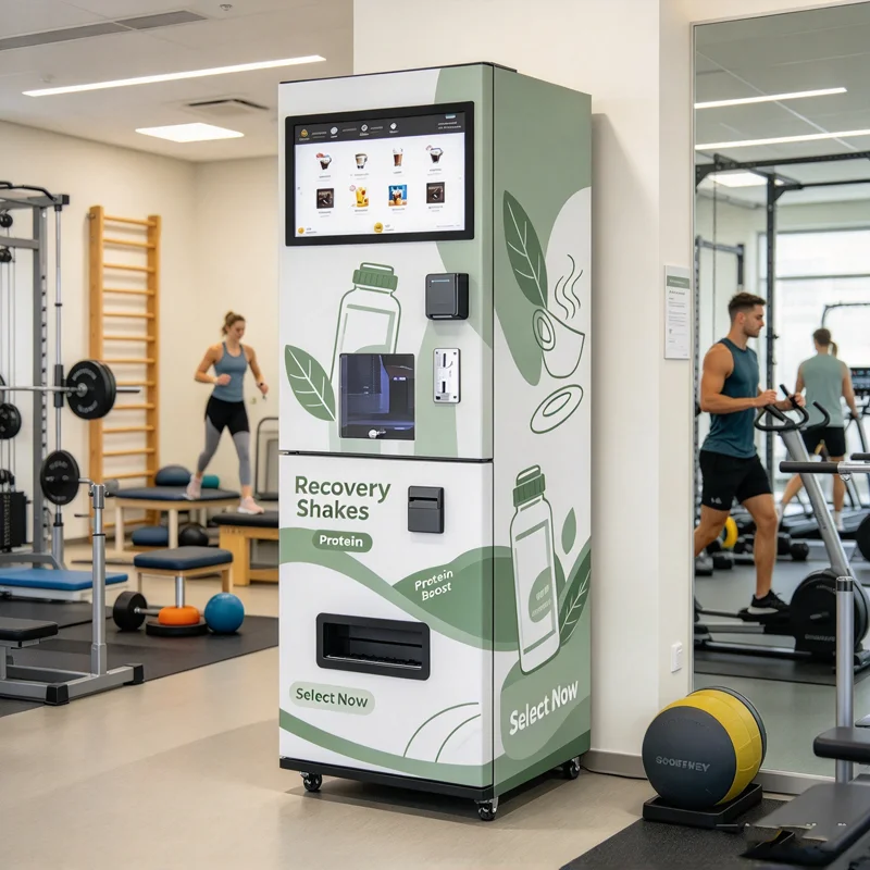 Protein Shake Vending Machine Automatic Protein Vending Machine Smart Mixer Powder Dispenser for Gym Fitness Custom