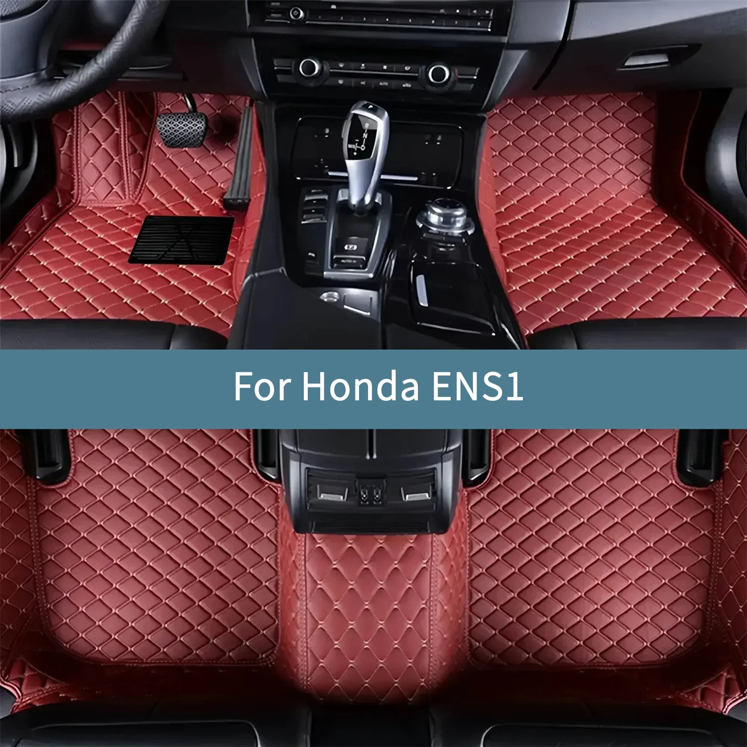 

Full Set Car Floor Mats for Honda ENS1 2022 2023 2024 2025 2026 Luxury Leather Floor Mats for Cars