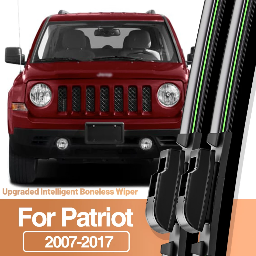 

2pcs For Jeep Patriot MK74 2007-2017 Front Windshield Wiper Blades Windscreen Window Accessories 2008 2009 2011 2012 2014 2016