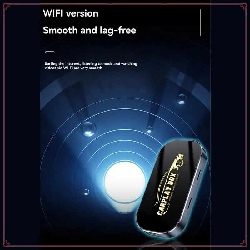Smart 3In1 Carplay AI Box 2+32G Wireless Adapter Runs Android 13 For Carplay And Android Auto, No GPS, Includes Bluetooth