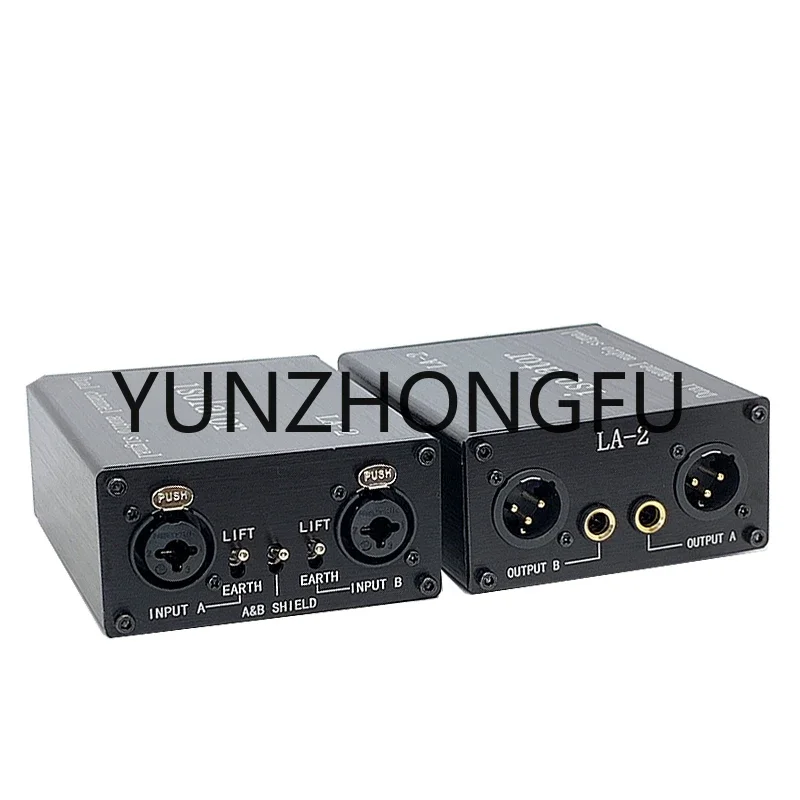

Current acoustic noise filter remover NEW Audio signal isolator 6.35 XLR head mixer audio