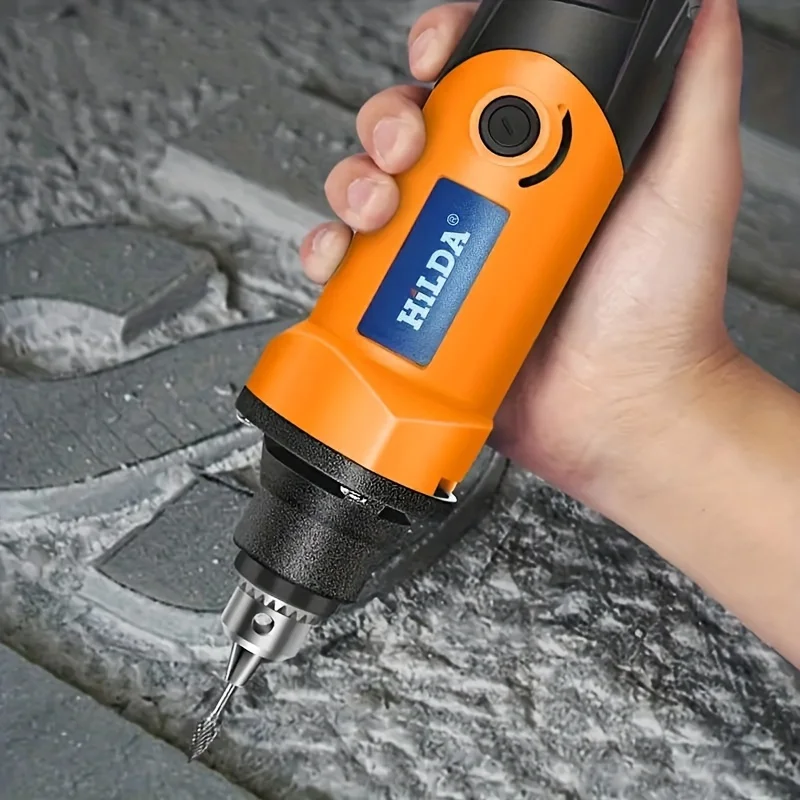 HILDA Variable Speed 400W Mini Drill 6-Speed RotatingTool Mini Grinder Electric Drill Rotating Tool Electric Tool