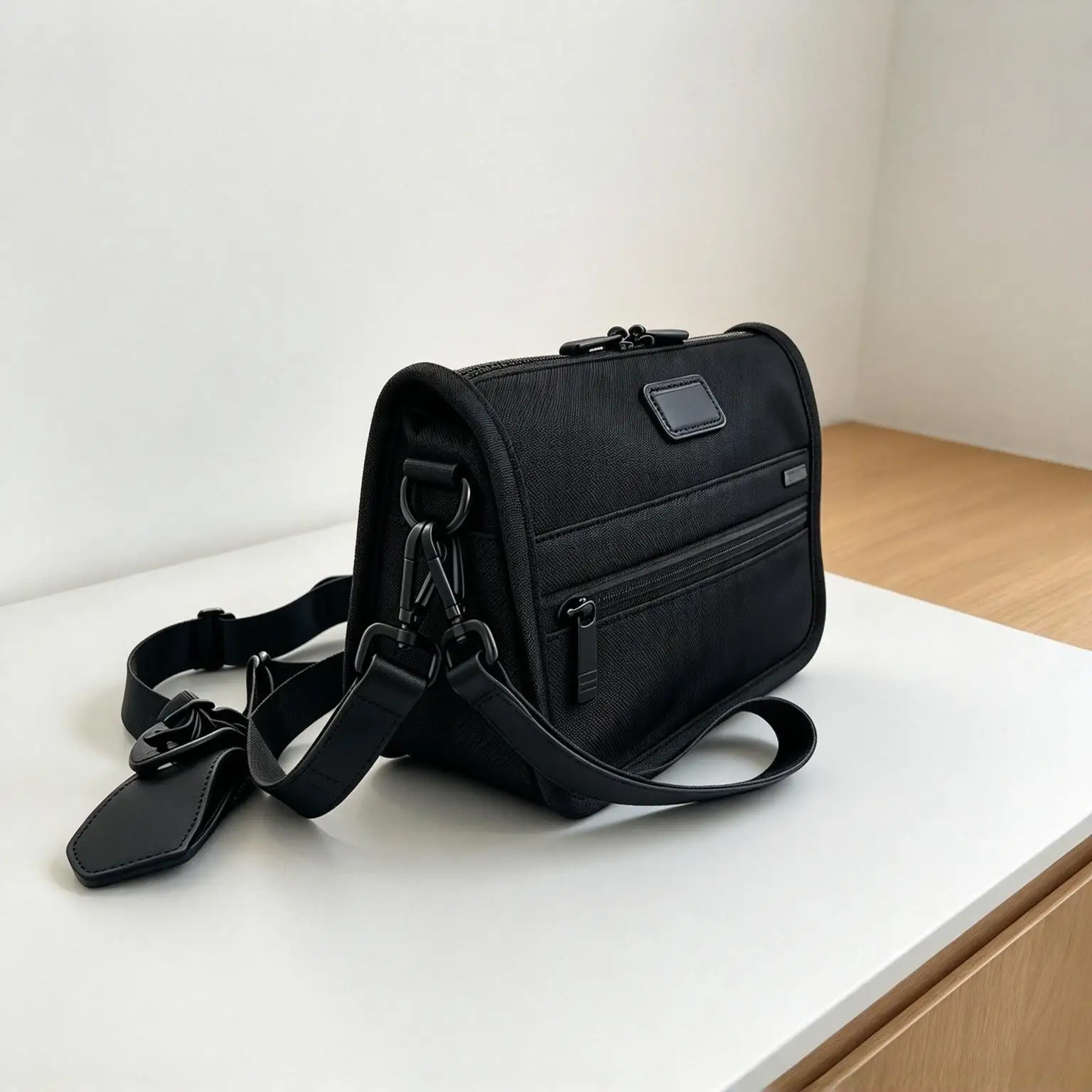 Minimalist Nylon Small Crossbody Purse for Men, Classic Versatile Single Shoulder Casual Bag