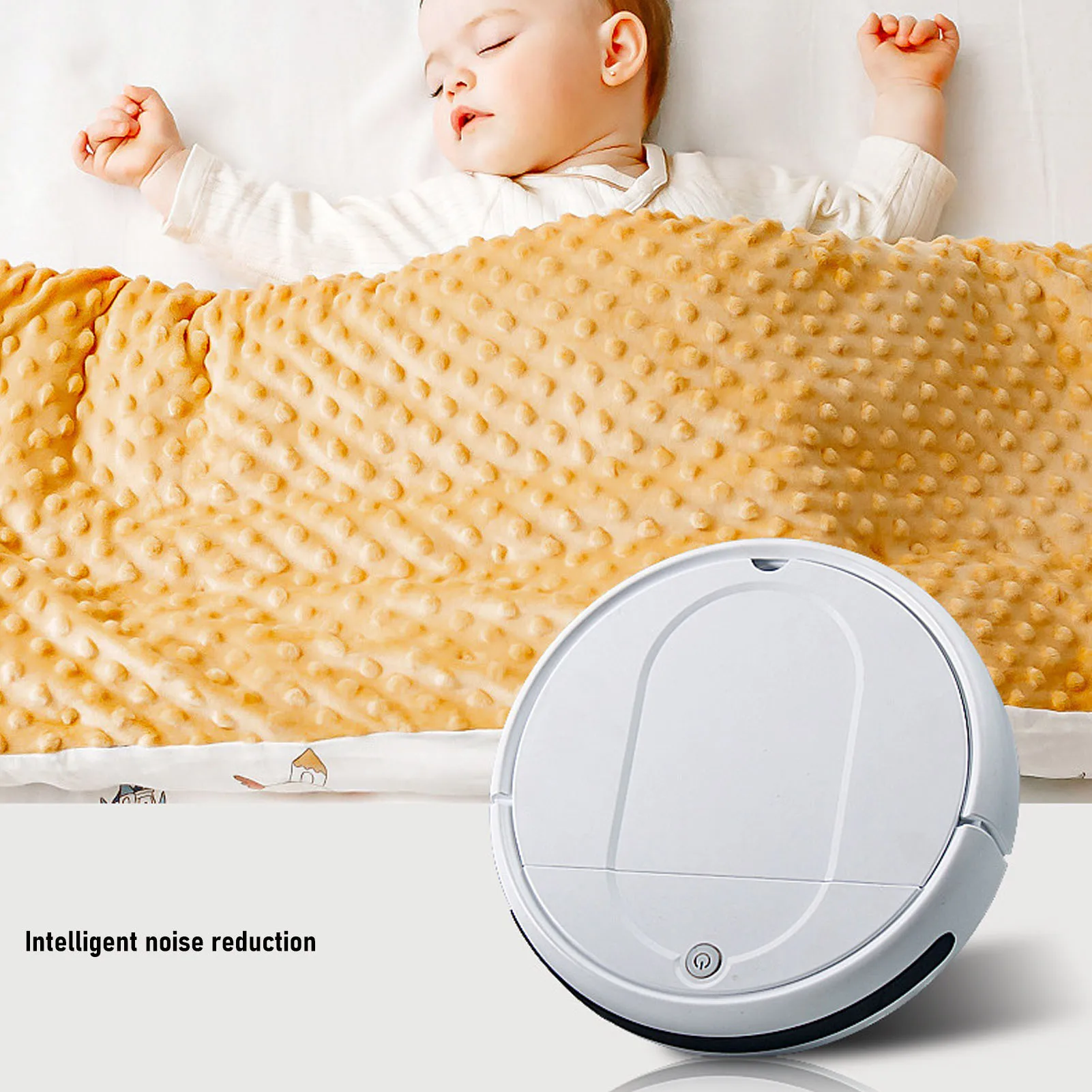 Robô aspirador de pó inteligente para evitar obstáculos, fino, baixo ruído, forte sucção para pêlos de animais de estimação, piso duro
