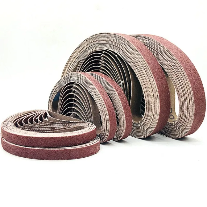 20mm Wide Sanding Belt Assortment, 330mm/520mm Circumference, for Wood/Metal Polishing