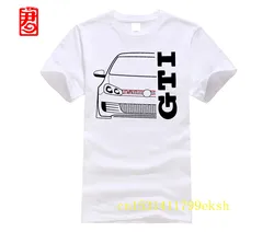 Oversized t-shirt Herren t shirt gti schriftzug Rot Logo Emblem Golf 1 2 3 4 5 6 7