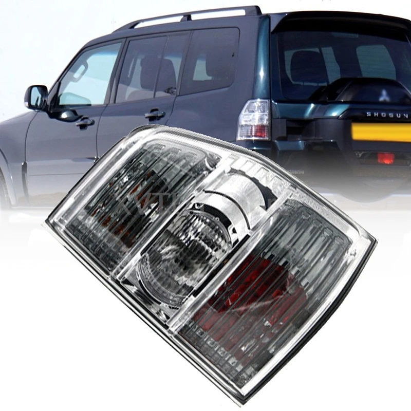 Luzes traseiras para mitsubishi pajero v93 v97 2007-2010 luz traseira da cauda freio invertendo sinal de volta lâmpada parar luzes traseiras estilo do carro