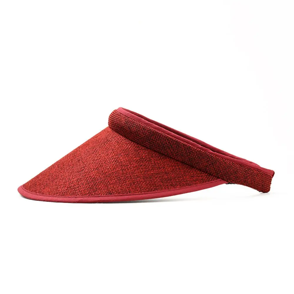 New Summer Portable Suncap Foldable Beach Hats Straw Cap Sun Hat Visor Hat