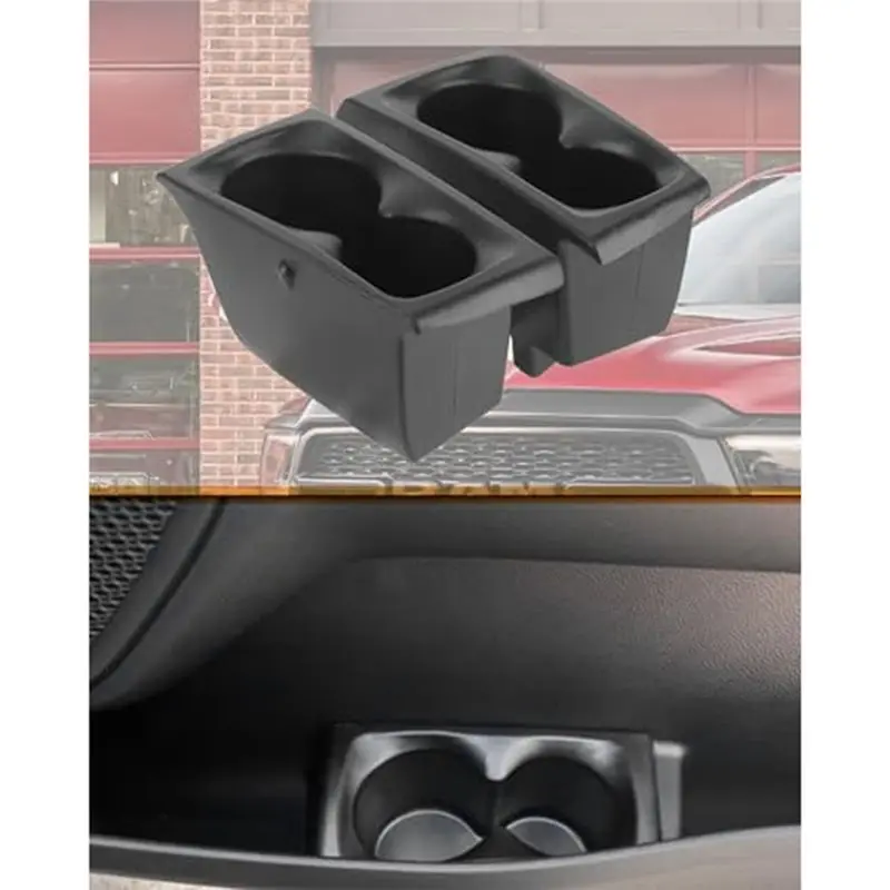The Cup Holder Insert Is Compatible With 2019-2026 Ram 1500 Cup Holders, Replacing 5YK46TX7AC And 5YK47TX7AC Cupholders-ABQF