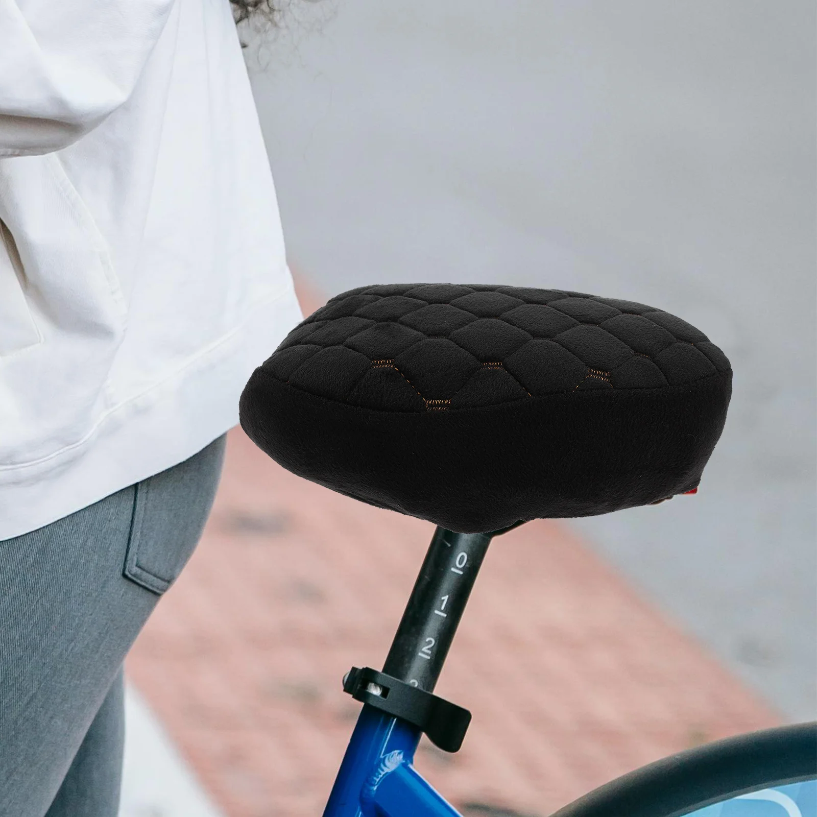 전동 스쿠터 시트 커버 겨울용 따뜻한 두꺼운 범용 오토바이 모페드 자전거 더트 바이크 로드 바이크용