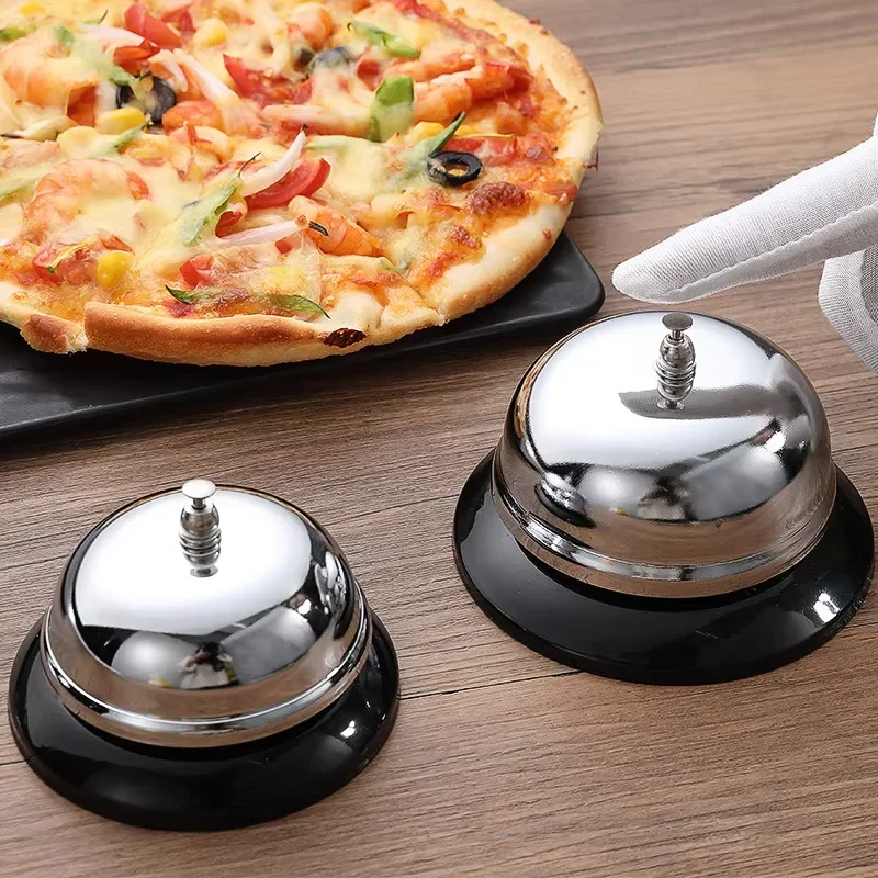10cm Desk Kitchen Hotel Counter Reception Christmas Craft Bell Restaurant Bar Ringer Call Bell Service Home Restaurant Call Bell