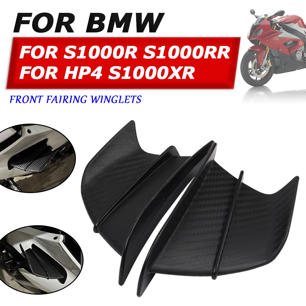 For BMW S1000RR HP4 S1000R S 1000 RR S1000 R S1000XR Motorcycle Accessories Front Fairing Aerodynamic Winglets Dynamic Wing Kit