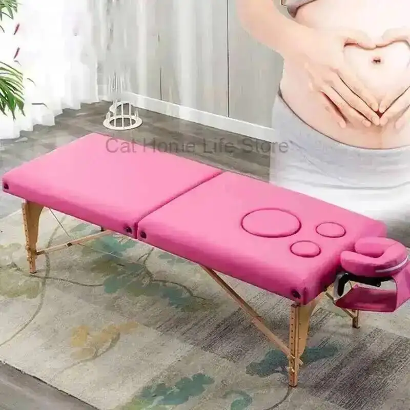 Salon Simplicity Portable Barber Beautician Beauty Beds Massage Pink Bed Professional Tattoo Table Lash Maca Portatil Recliner