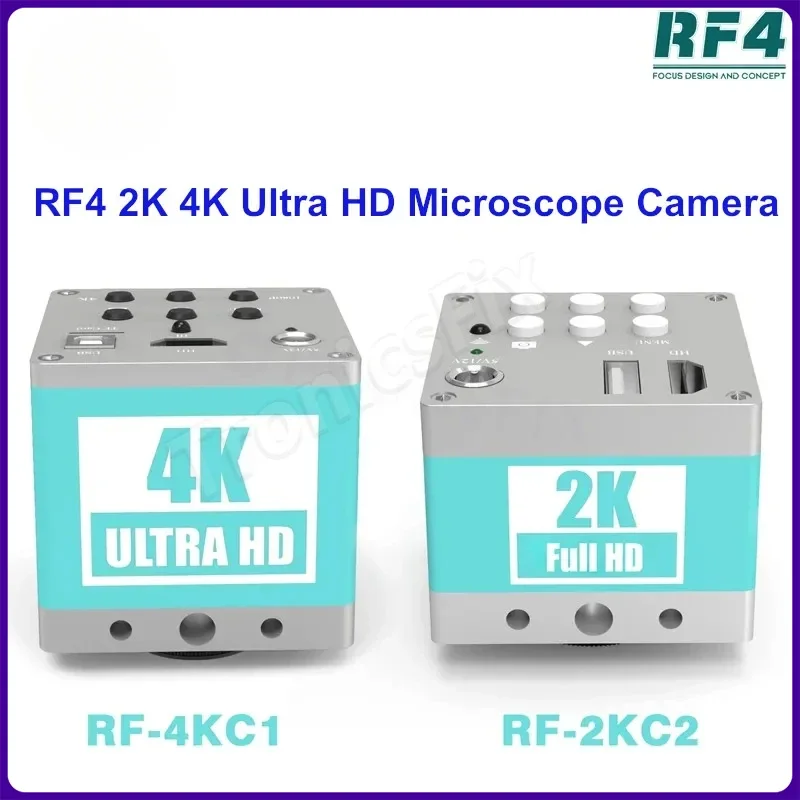 RF-2KC2 RF4-4KC1 RF-2KC8 HD Camera Stereo Trinocular Microscope HDMI 1080P 60FPS 4K 2K Video Camera For Shooting Video Record