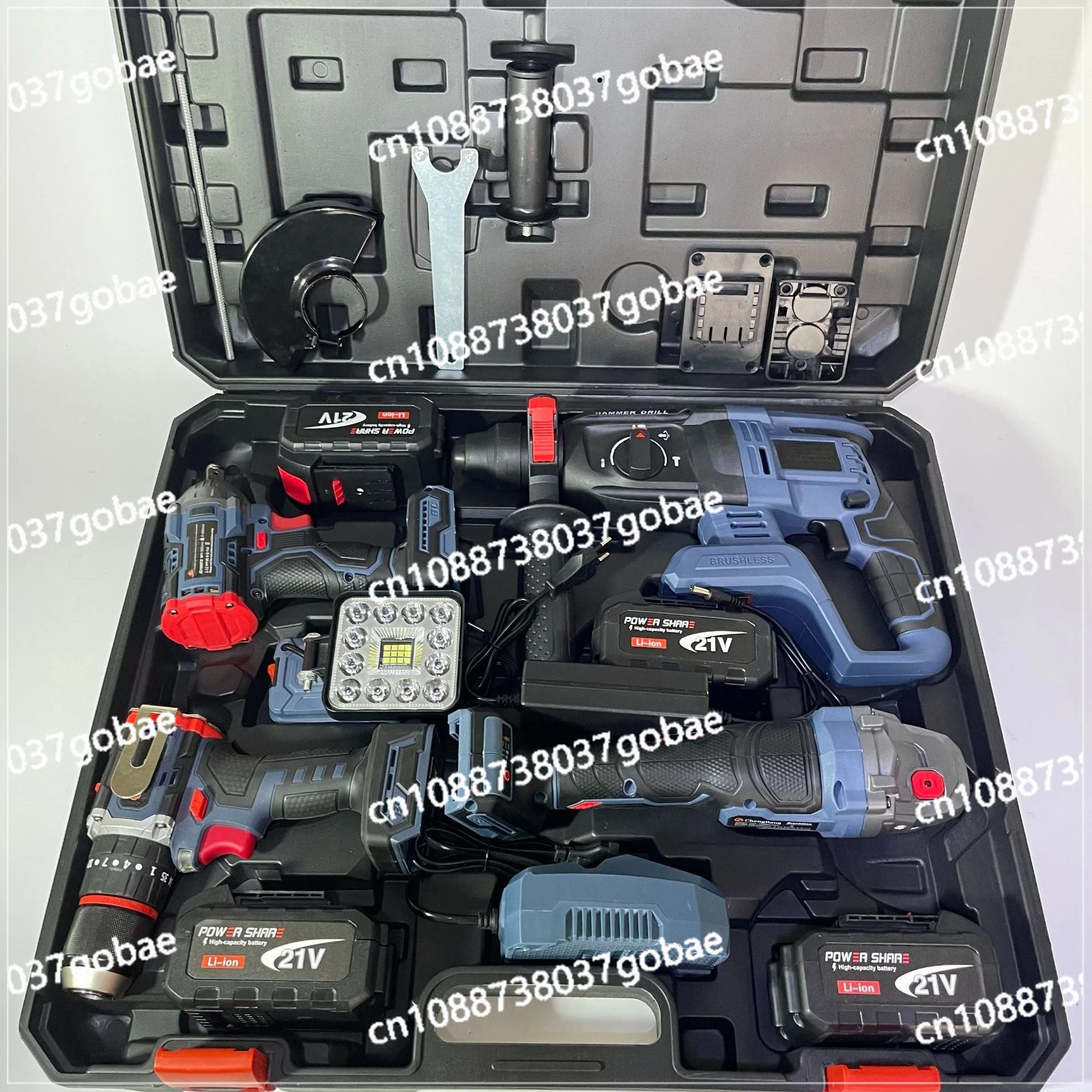 

Lithium Battery Brushless Power Tools 4 + 1 Set 2409A