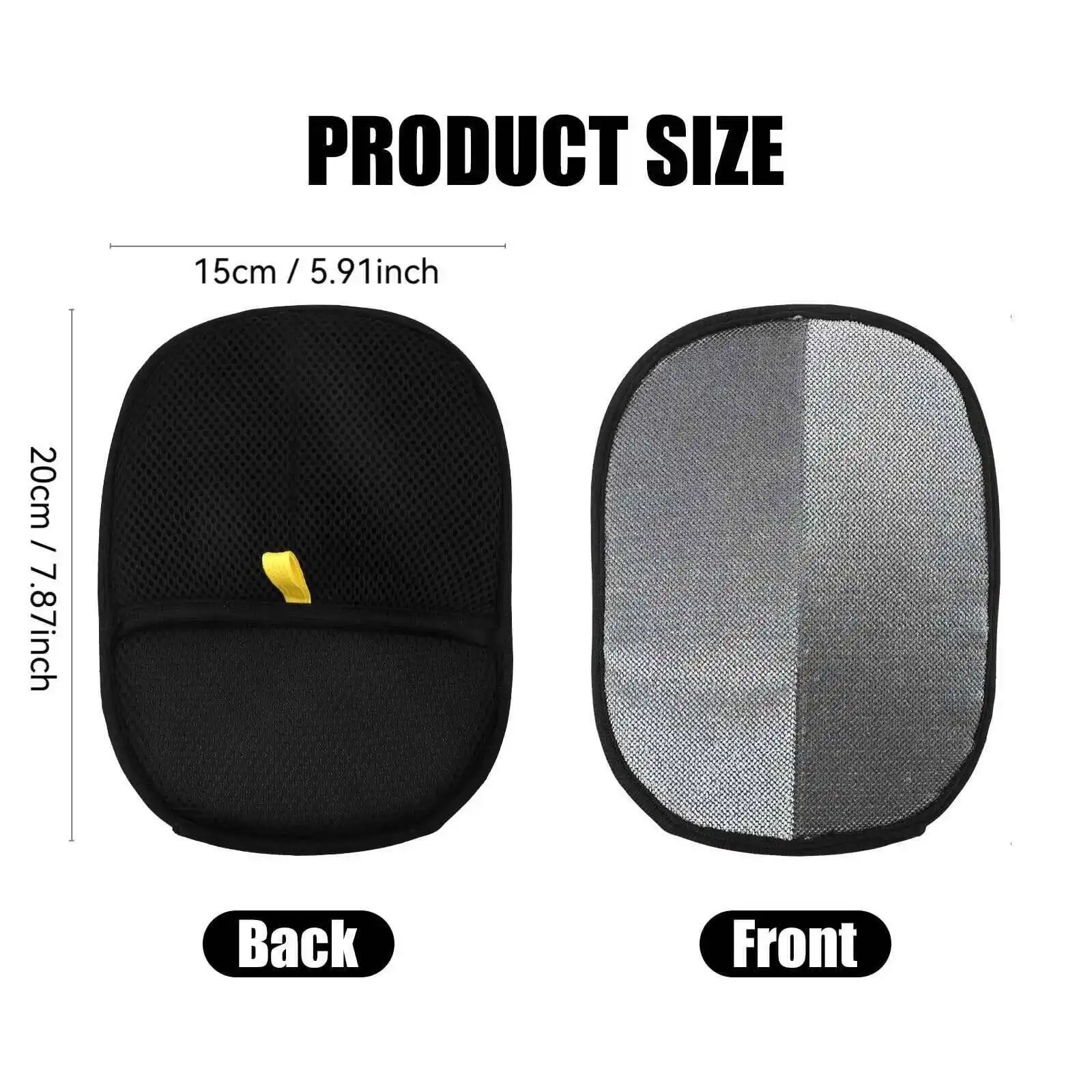 Pet Hair Removal Tool Reusable Static Removal Gloves, Double-Sided Grooming Gloves for Pets, Removes Pet Fur Hair for Carpets