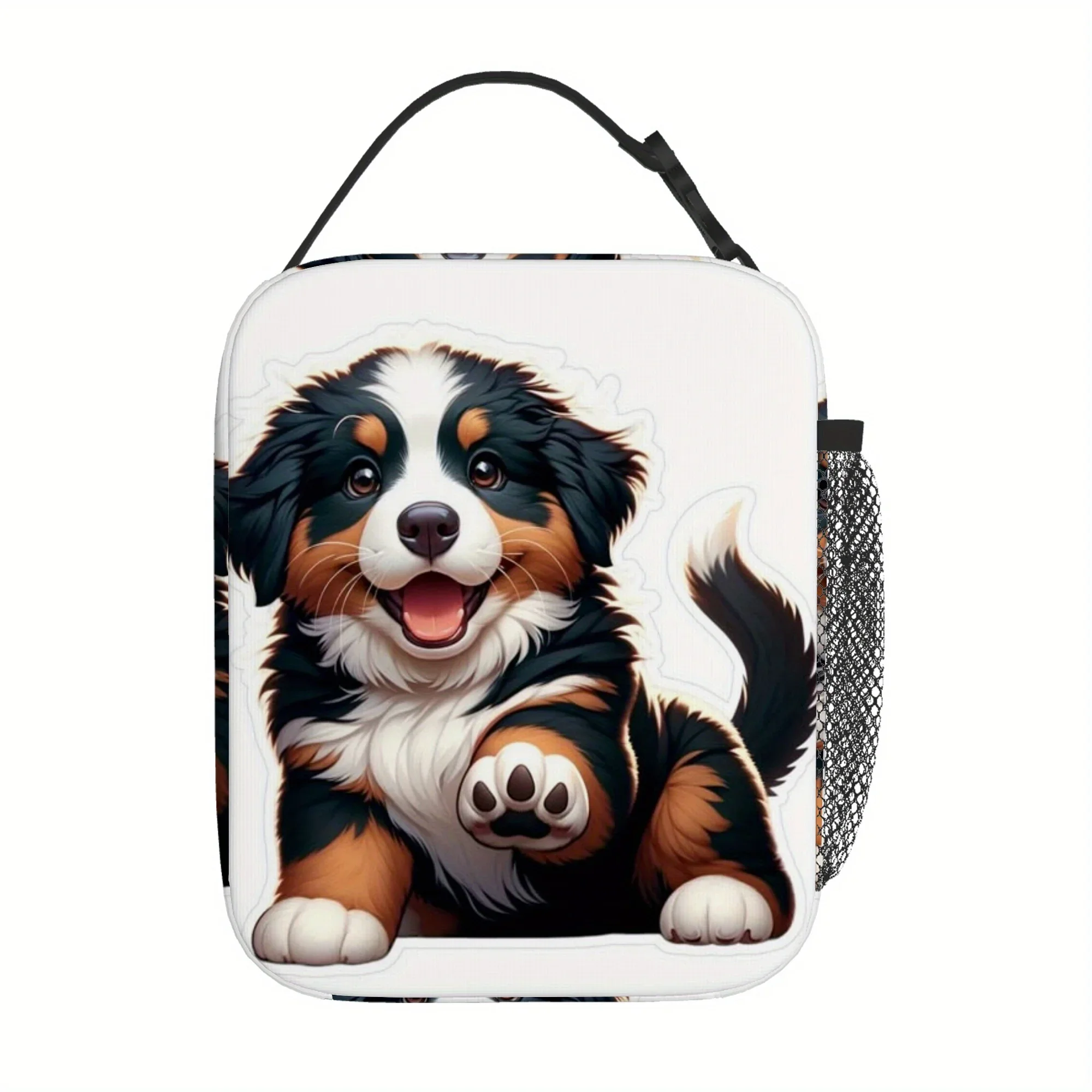 One Piece of a Sticker Featuring a Bernese Mountain Dog Design, Suitable for Thermal Insulation Bags. This Insulated Is Not Inte