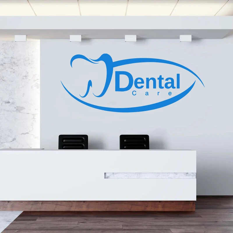 Dental Care Wall Decal Teeth Wall Sticker Dental clinic Art Window Sticker Dentist Office Decor  decorations living room  4D07