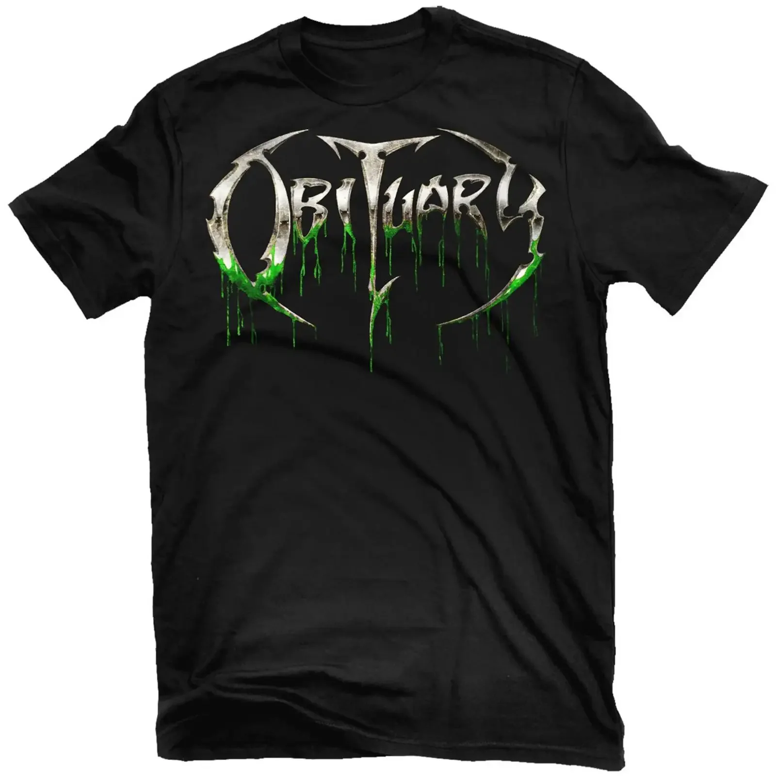 Obituary Slowly We Rot Logo Black T Shirt US Import NEW OFFICIAL vintage Washed Unisex graphic Stylish Casual Breathable Soft