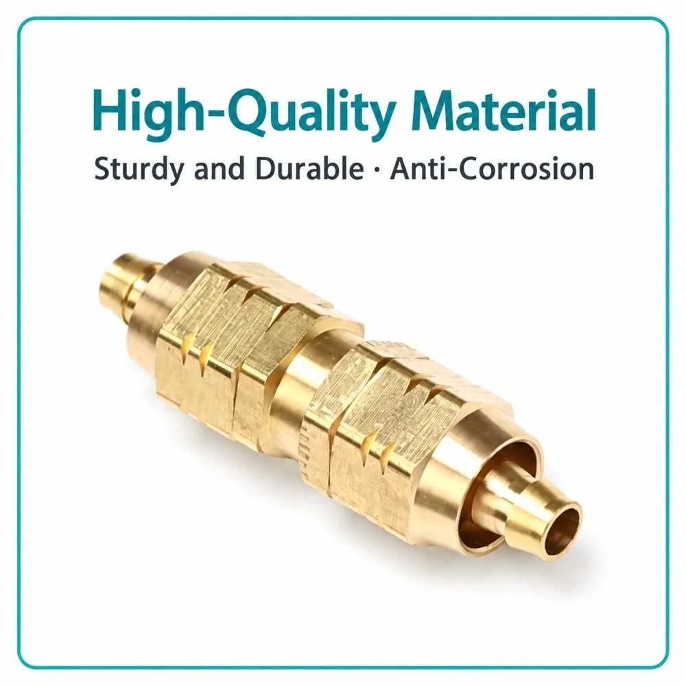 Copper Quick Coupling Connector Detachable Center Separable Male Female Dosing Hose Fitting High Pressure