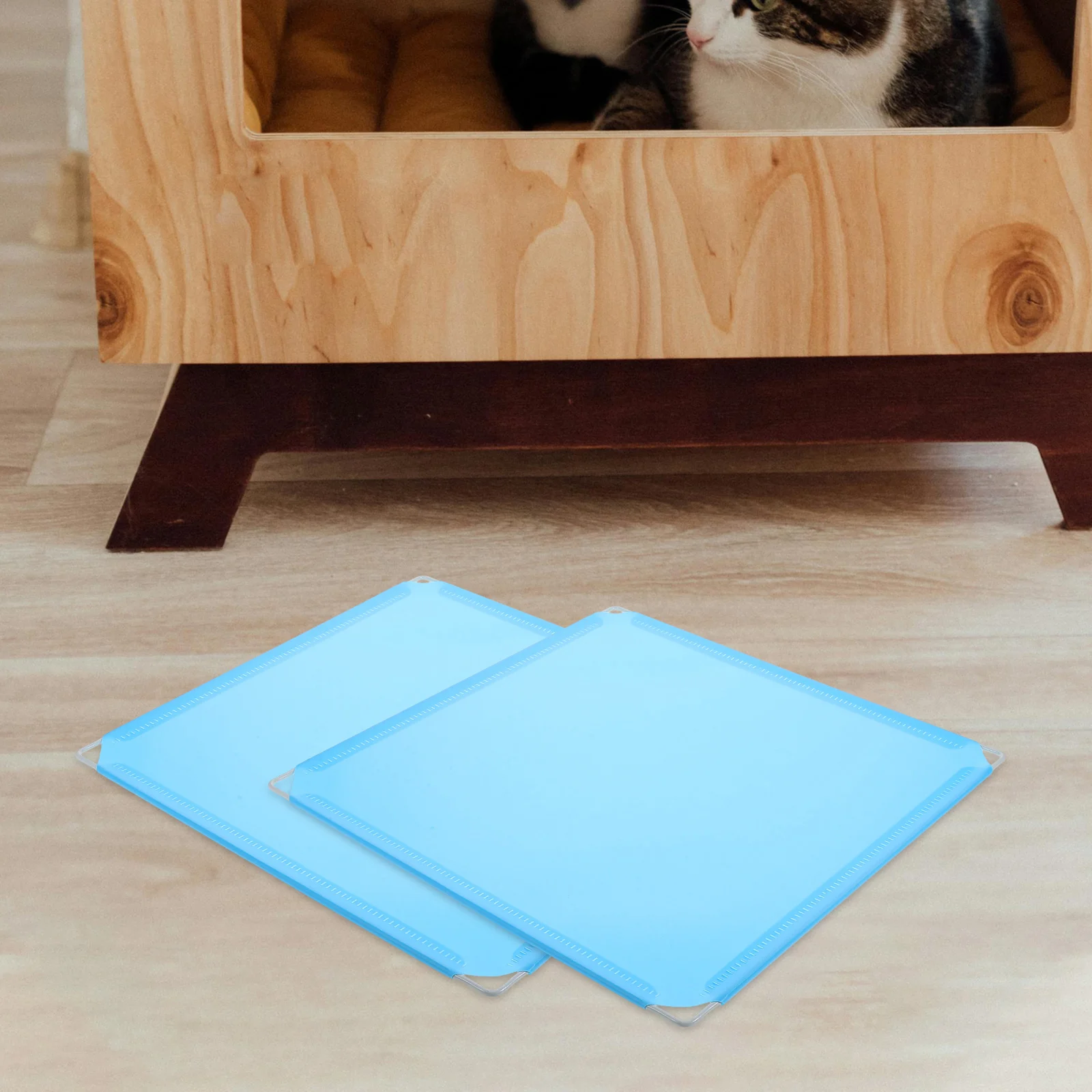 

3Pcs Large Cat Litter Box Enclosure Splash Guard Privacy Shield Durable Easy Install Pet Toilet Litter Box Cover Protector