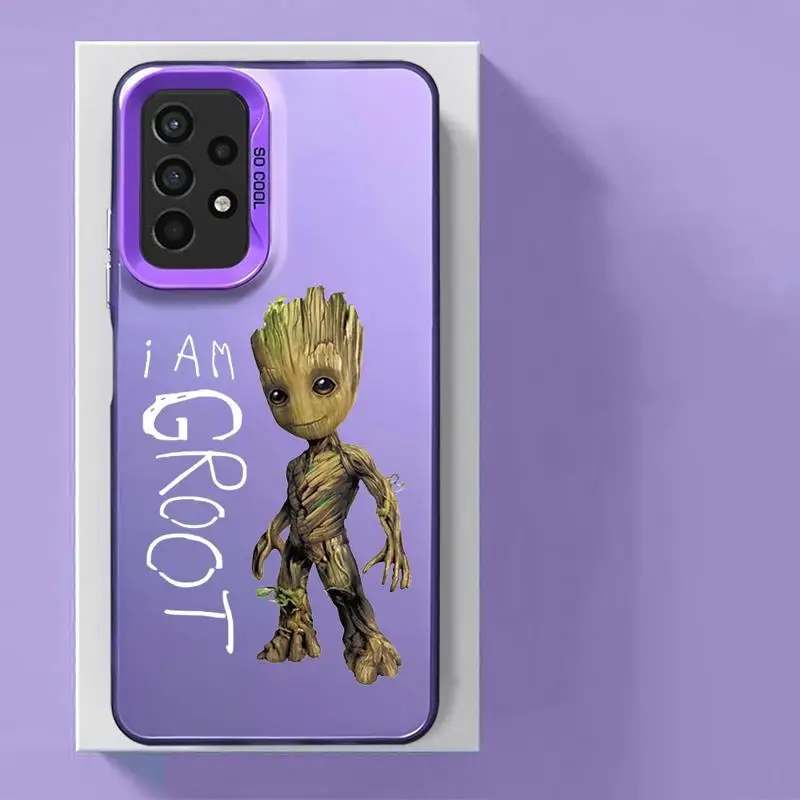 phone case for Samsung Galaxy A03 A10 A21s A50s A11 A05 A03s A20 Protective Sleeve TPU Cover fundas Marvel Groot Flora Colossus