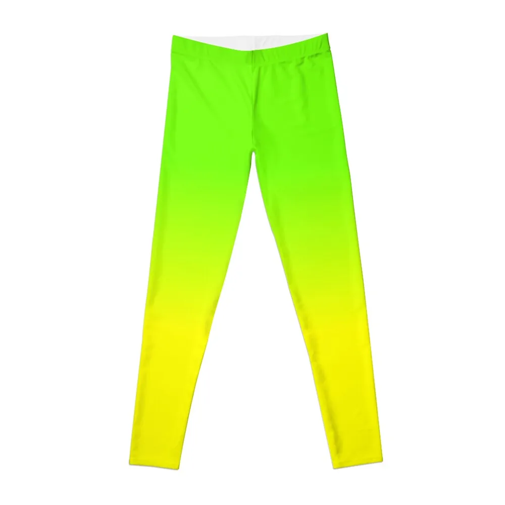 

Neon Lime Green Leggings Sportswear woman gym Sports pants woman gym's clothing Womens Leggings