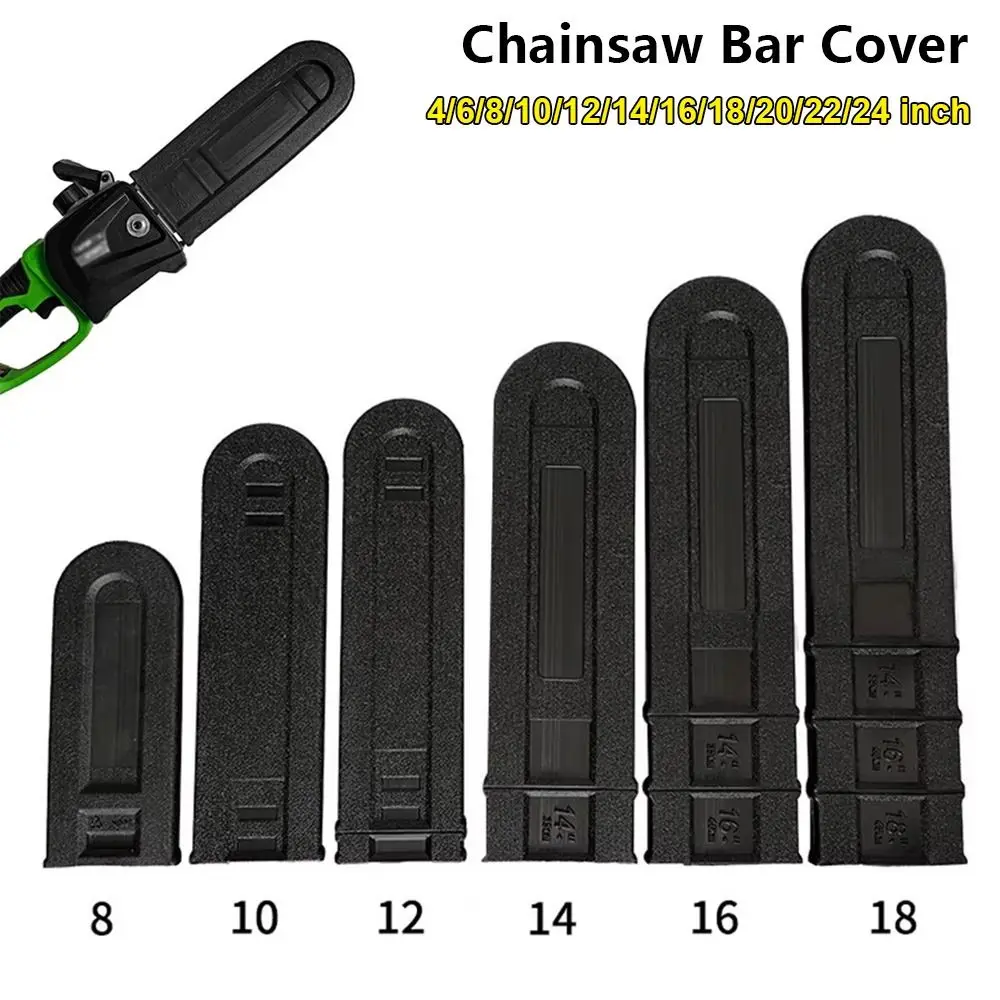1Pcs New 8-24inch Chain Saw Guide Cover Plastic Chain Saw Bar Protector Anti-scratch Plate Guard Cover for Outdoor Activities