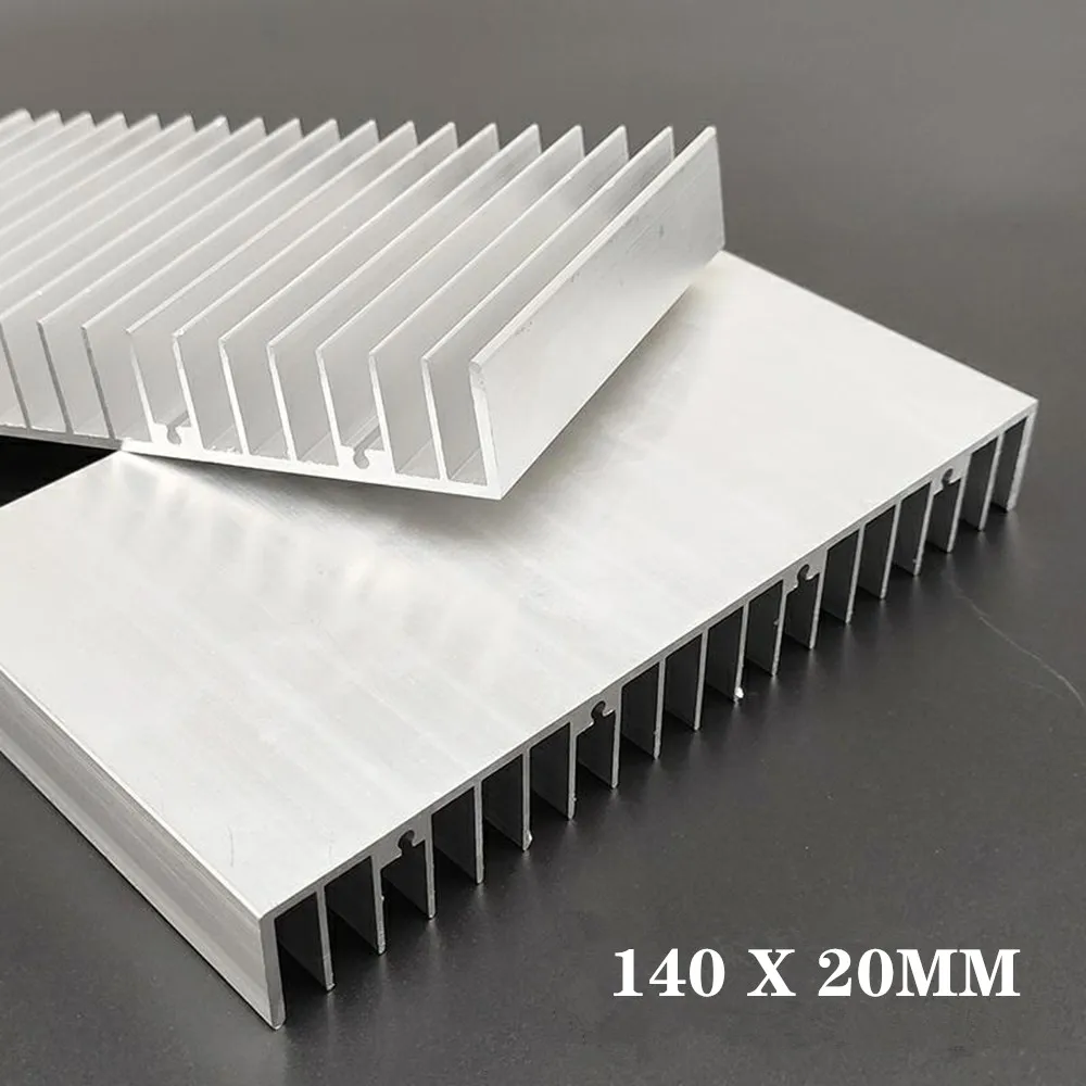 140X20MM Aluminum Profile Heat Sink High-power LED Lamps, Electronic Appliances, Heat Dissipation And Cooling