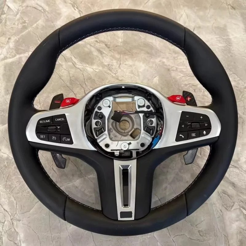 Customized Microfiber Leather Car Steering Wheel For BMW G82 M4 G20 G22 G30 G11 G12 G80 G81 Steering Wheel Accessories