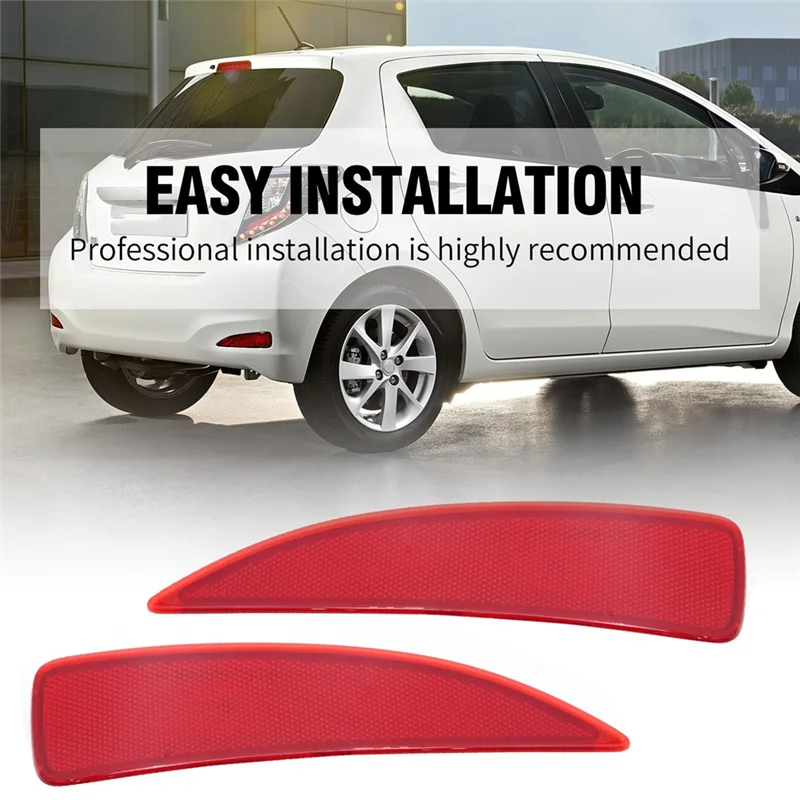 

Rear Bumper Reflector Reflector 52163-52100 For Toyota Yaris 2012-2014 52164-52100 Rear Bar Tail Light Reflector