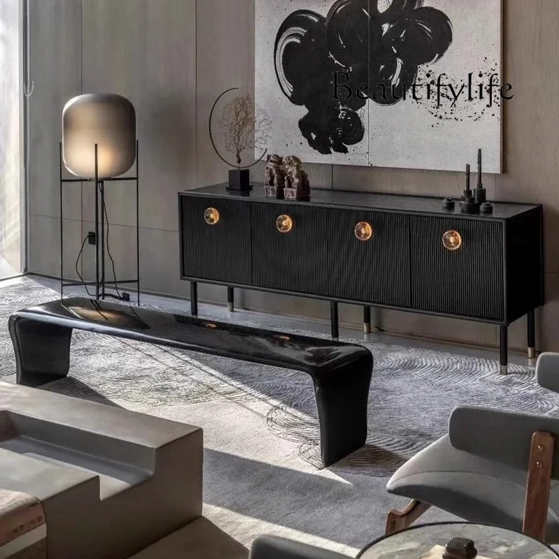 

SS Дизайнерский низкий табурет Современный длинный табурет Крыльцо Сменная обувь Длинный приставной столик Журнальный столик Домашний табурет для обуви