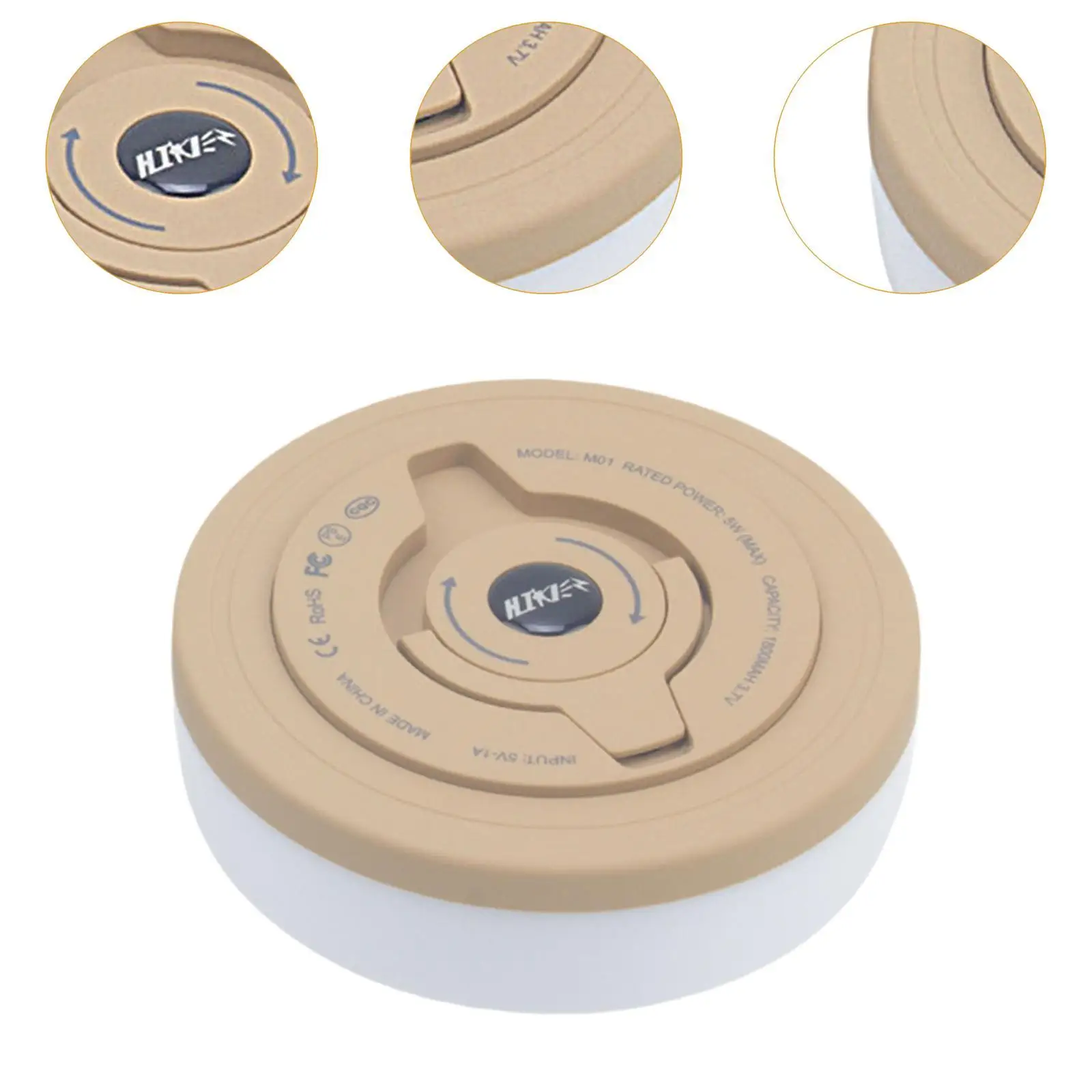 Camping Lights String Portable Rechargeable LED Lamp for Yard Canopy Curtain