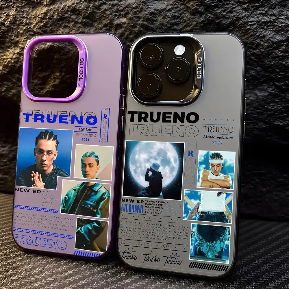 Capa de Telefone com Estilo Hip Hop Latino, TPU Gradiente, Toque Macio, Antiderrapante e à Prova de Choque para iPhone 11-12-13-14-15-16-17 Pro Max