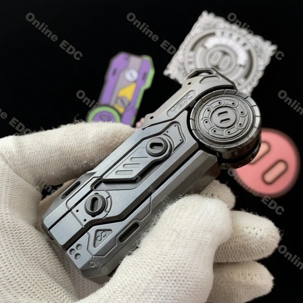 Gebrauchte EDC-Spielzeuge YEDC Zirkonium MT99 VIP Limited Edition Fidget Slider Stressabbau-Spielzeug Büro-Schreibtischzubehör Push Slider