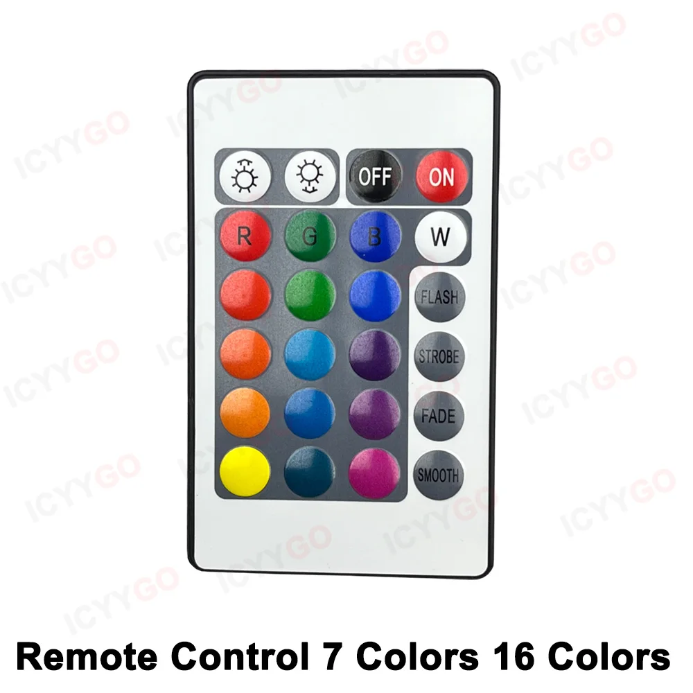 DC12V LED Light Panel RGB Remote Control Table Lamp Rattan Ball Night Light Source Panel Seven-Color Gradient LED Light Panel