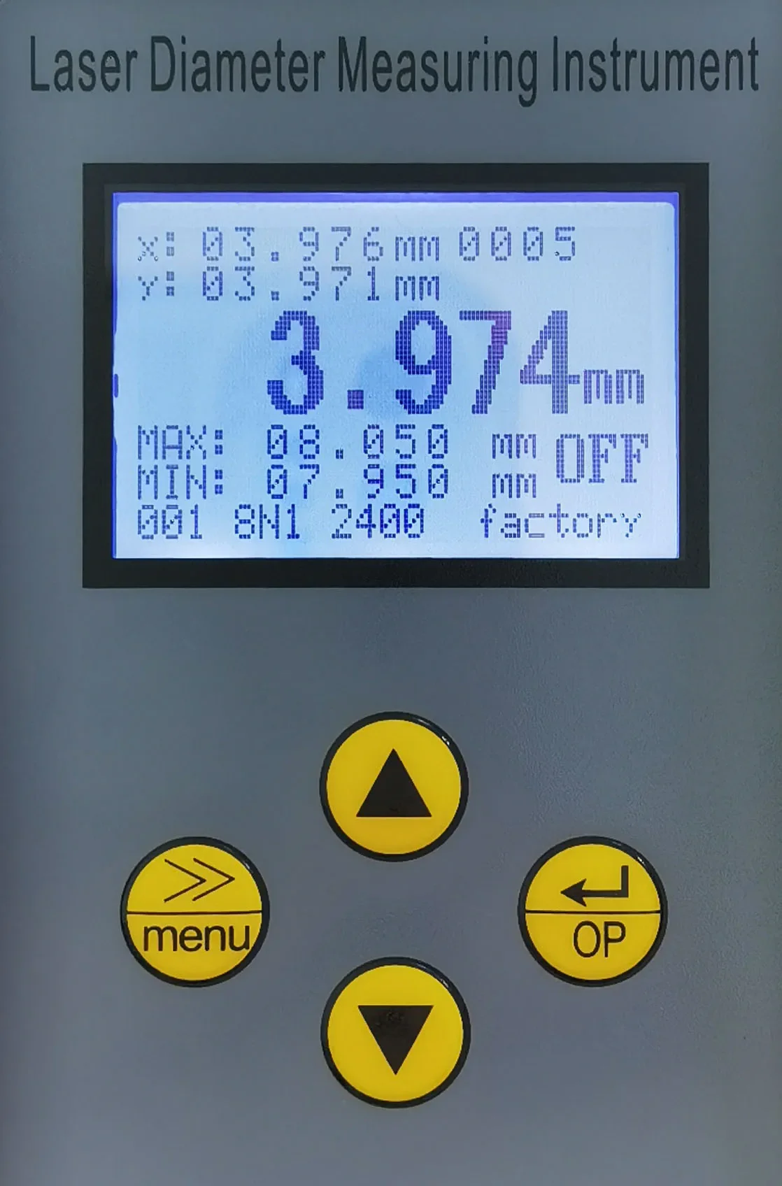 2-axis diameter  measuring  instrument with RS485