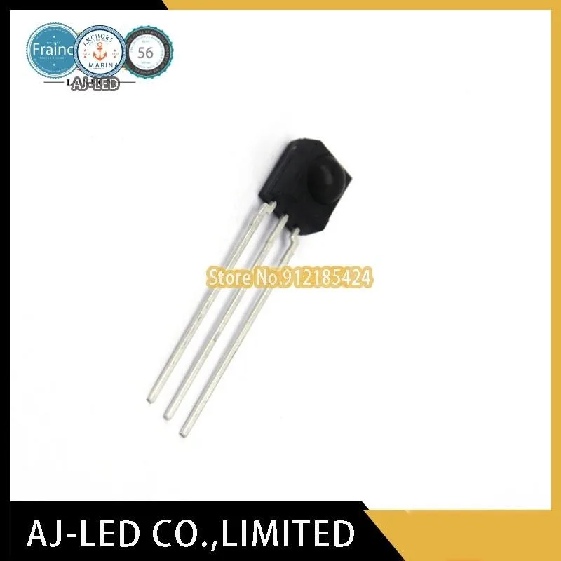 Tête de Réception Infrarouge TSOP4836, Fréquence du Tube 36 SHIRT Z, Distance de Détection 45m, 10 Pièces/Lot