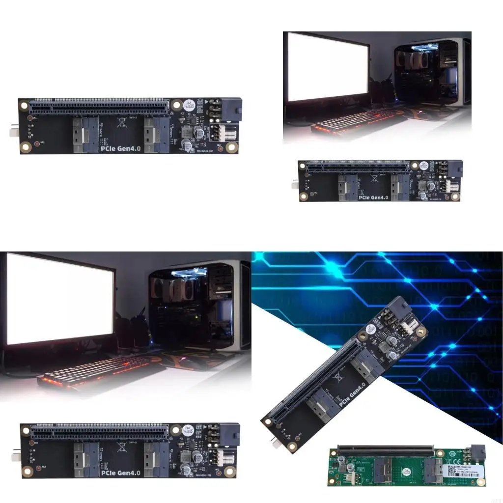 

896F PCIe4.0 to SFF-8654 Conversion Solution PCIE Expansion Board Optimizes Computer Data Transfer Rate