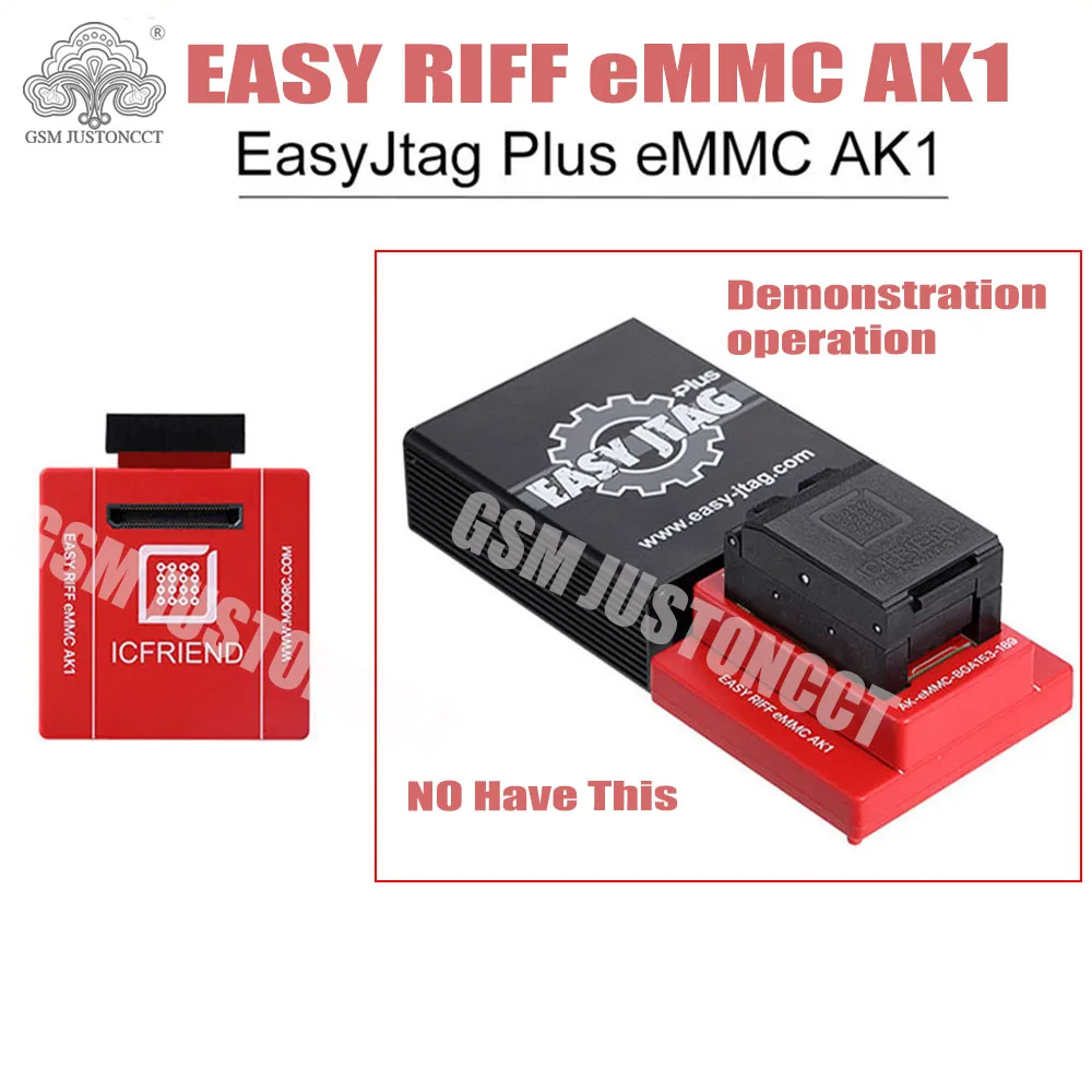 Адаптер ICFRIEND AK1 eMMC для Z3X легкий Jtag Plus Box