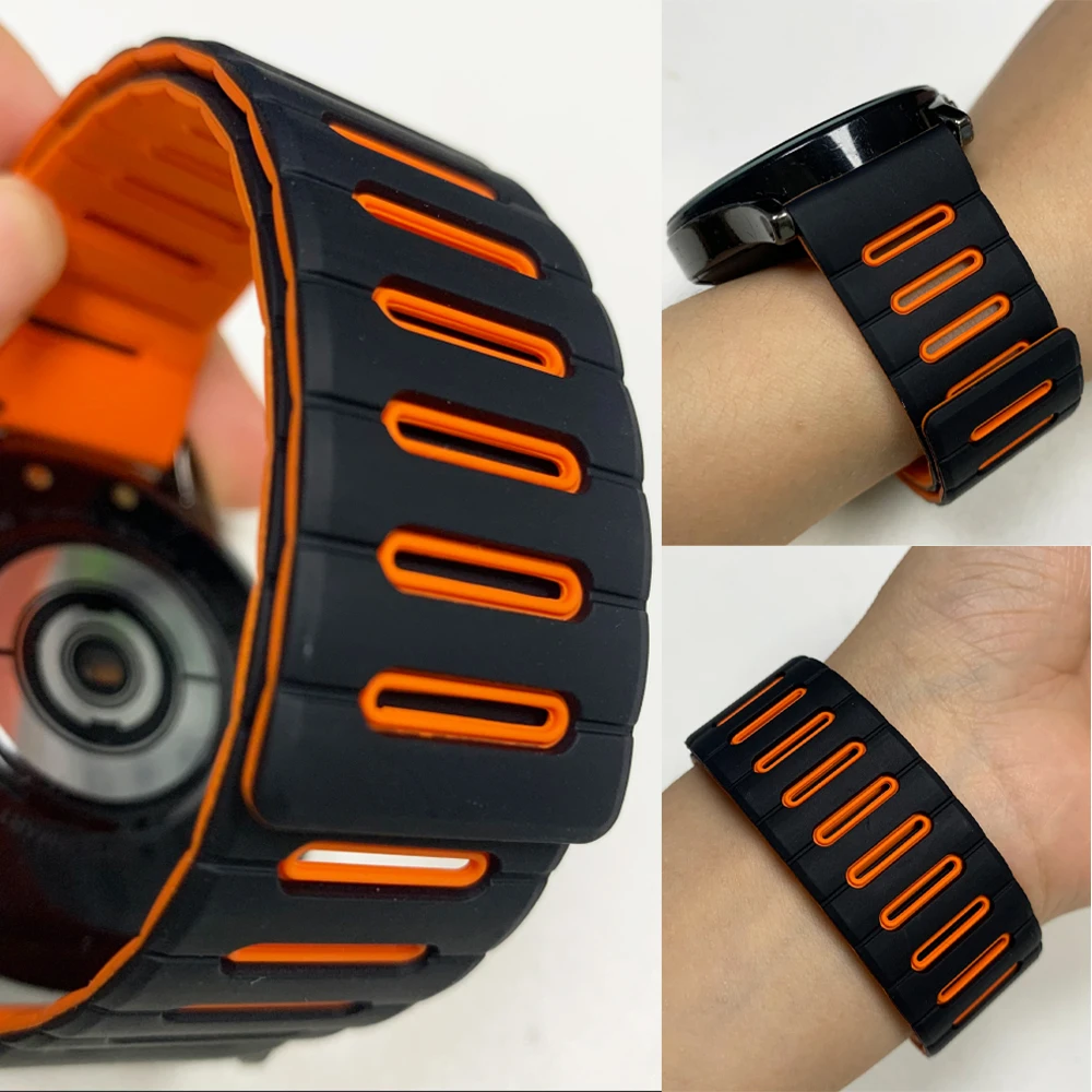 �y�Z�[�����z20mm 22mm �}�O�l�b�g���u���X���b�g Samsung Galaxy Watch 7/6/Classic/5/4/3/S3�p �V���R�����[�v�X�g���b�v Huawei Watch 5/4/GT 6 5 4 �o���h�Ή�